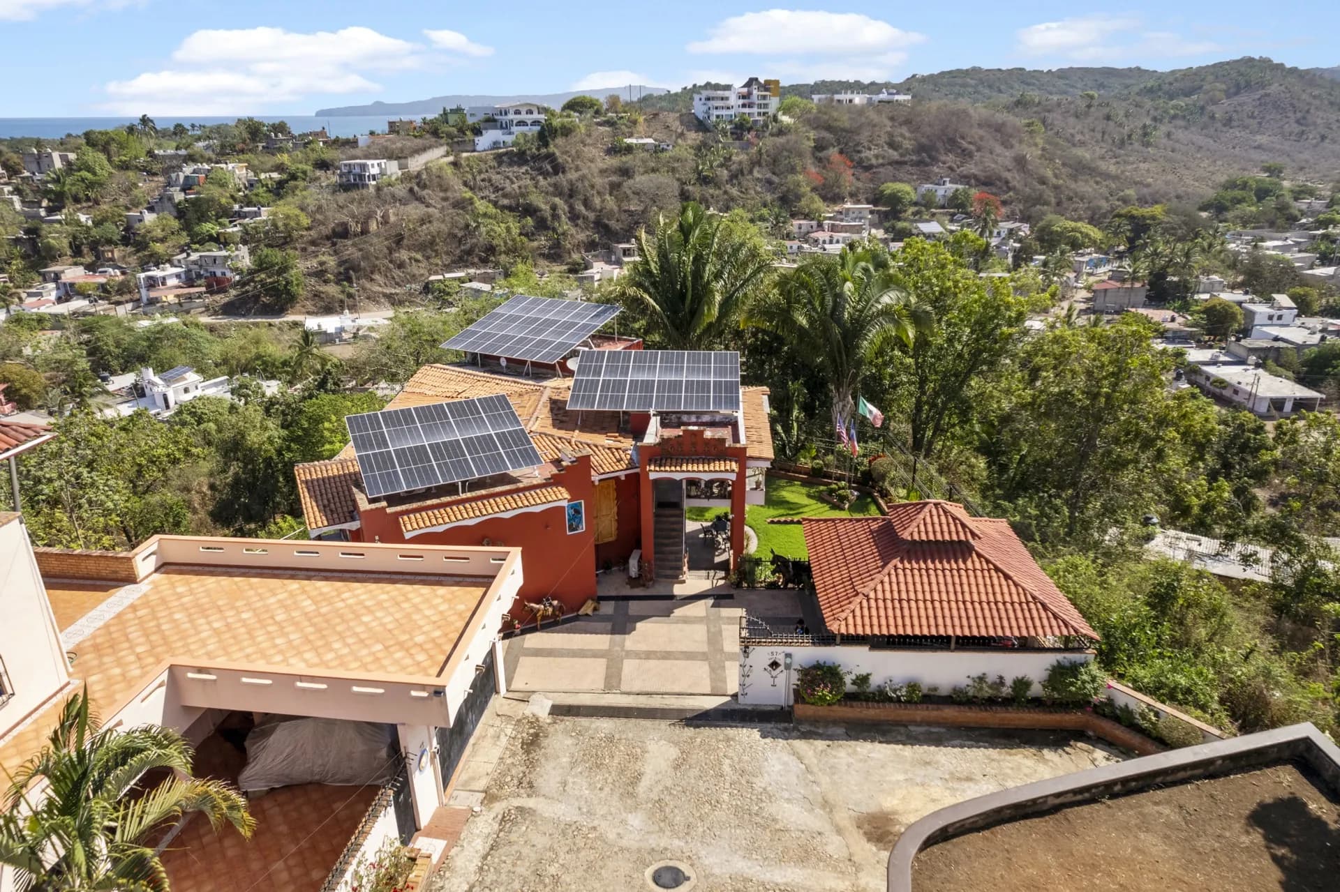Aerial view of Casa Nayarit